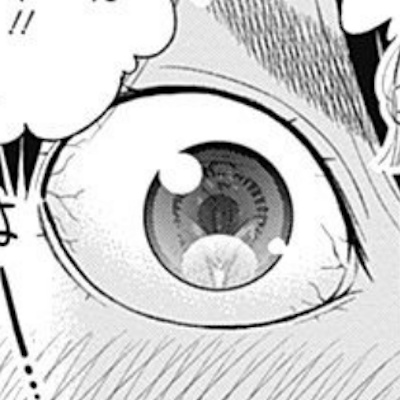 ルネのマンコをガン見中の義武の眼球