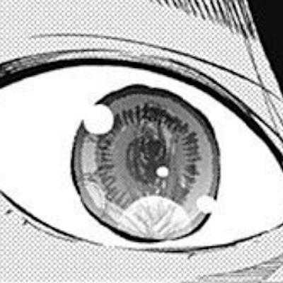 義武の眼球に写る咲耶のマンコ