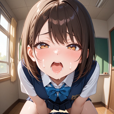 AIが生成したイキ顔